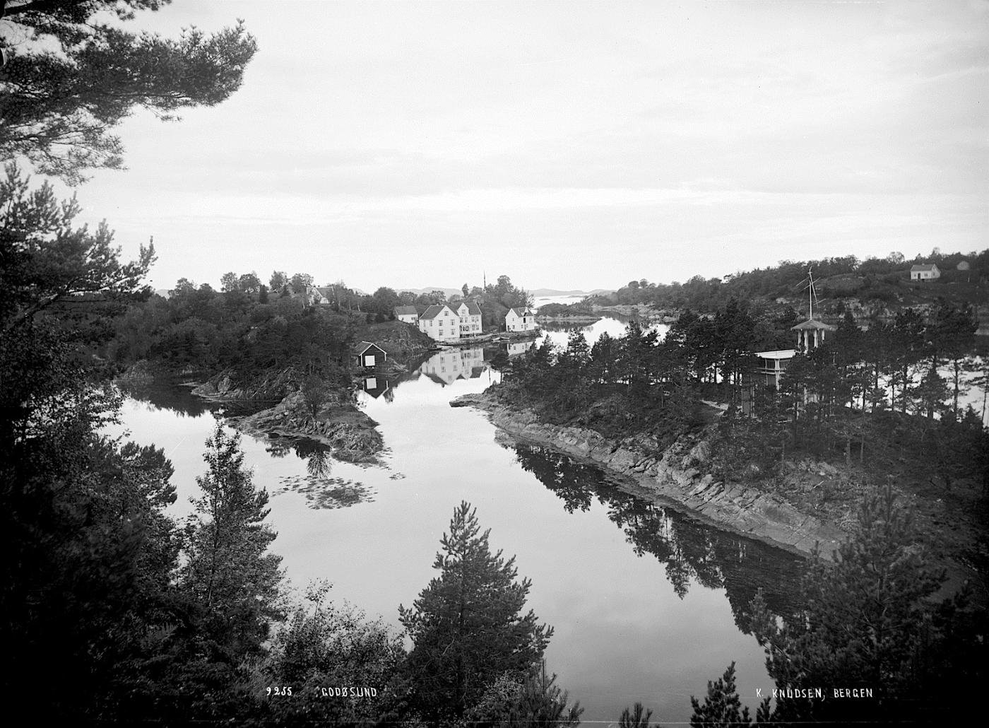 Handelsstaden i Godøysund på slutten av 1800-talet