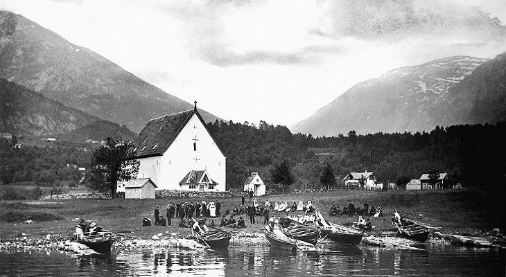 Bryllaup i Kinsarvik kyrkje