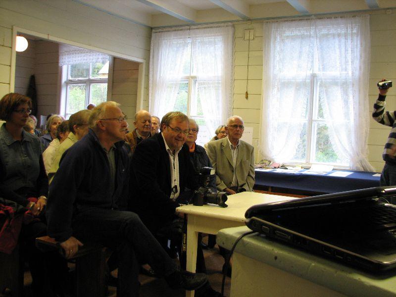 Historiekveld på Gravdal skule, Torskangerpollen, 14. mai 2008. Klasserommet var fullsett.