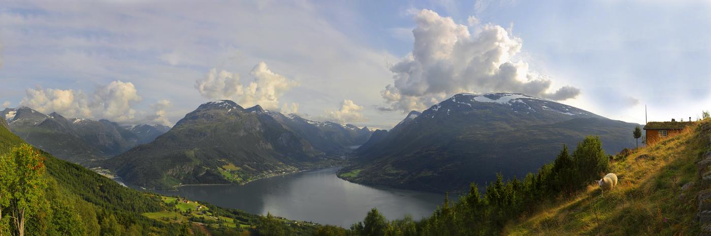 Nordfjorden med Oldefjorden.