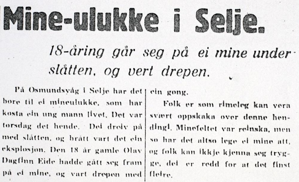 Firda Folkeblad. 23.07.1946.