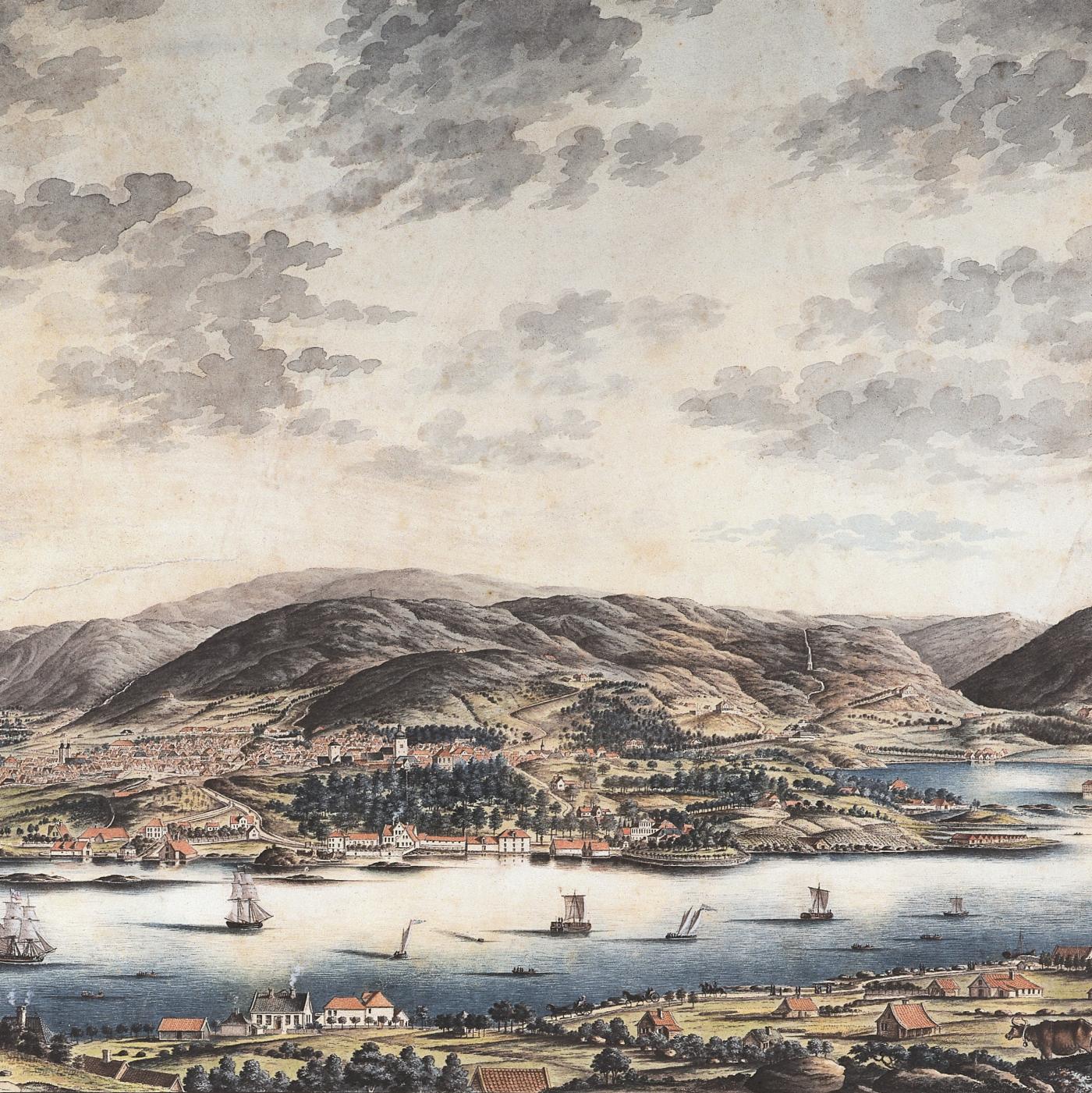 Hordaland, 200 år siden, av J.F.L Dreier.