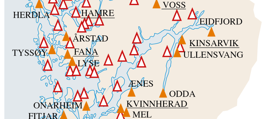 Middelalderkirkene i fylket