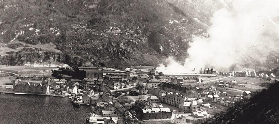 Odda i 1930-årene.