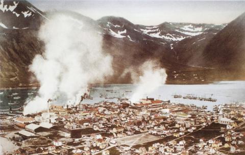 Siglufjord ein søndag i juli 1946.