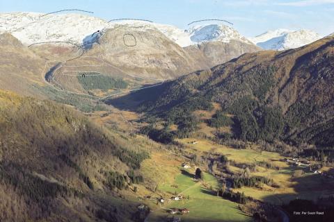 Måkesleden i Angedalen, Førde.