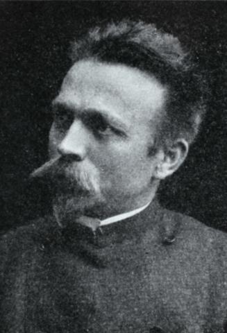 Lorentz Nybø (1870-1912). Foto i boka <i>Firda ungdomslag gjennom 50 år. 1896-1946.</i>